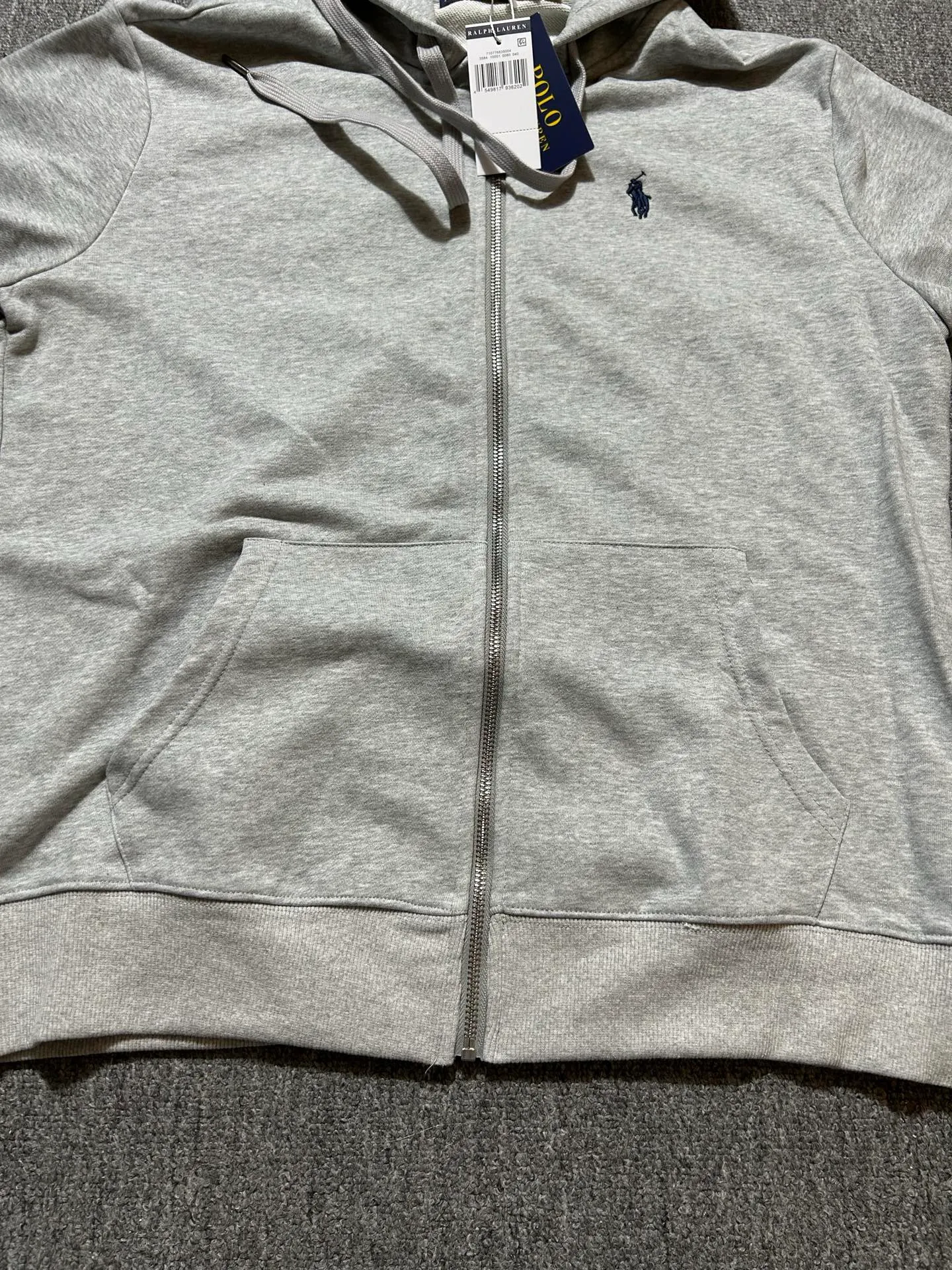 P250 Polo Ralph Lauren FW23 brand logo embroidered cardigan sweatshirt Size: S-XL